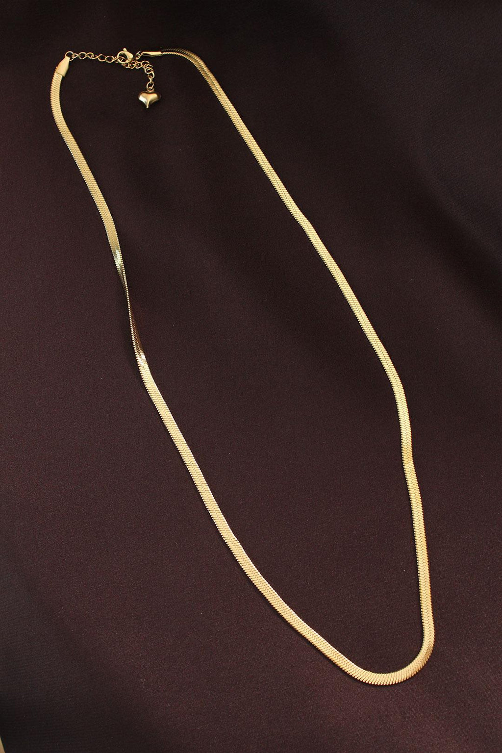 316L Çelik Gold Renk 60 cm İtalyan Zincir Kolye