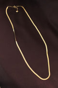 316L Çelik Gold Renk 60 cm İtalyan Zincir Kolye