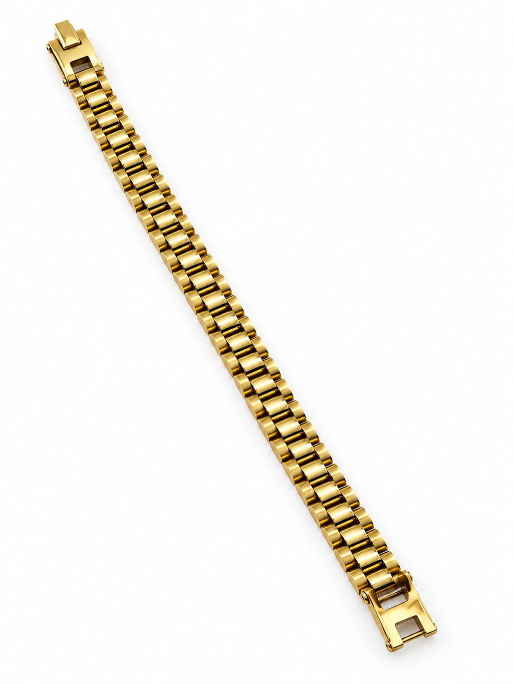 316L ÇELİK GOLD 9MM KALINLIK ERKEK BİLEKLİK